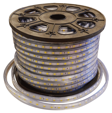 Banda LED - Banda LED 230V 60 LED pe metru 14.4W pe metru 6400K IP68 rola 50 m
