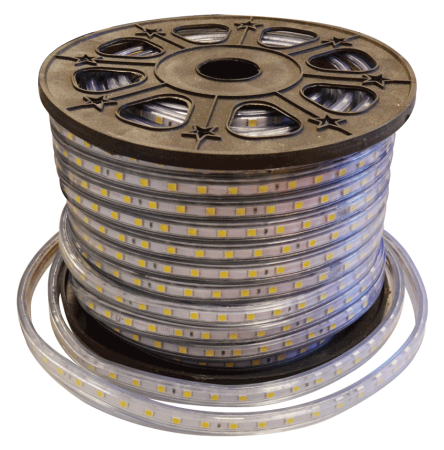 Banda LED albastra 230V IP68 cu 60 LED pe metru, rola 50 m [0]