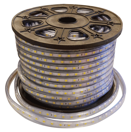 Banda LED - Banda LED 230V cu lumina calda 2700K si protectie IP68, rola de 50 m
