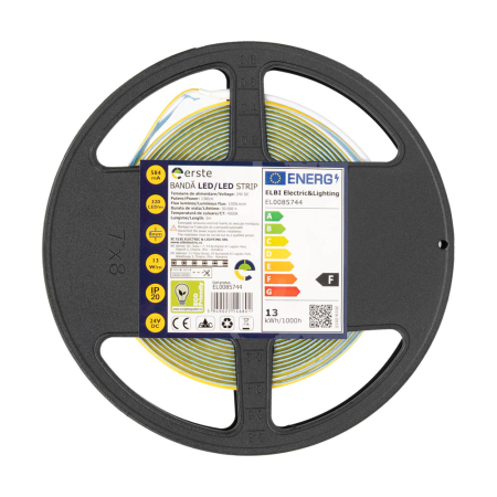 Banda LED - Banda LED COB 24V 13W pe metru 4000K IP20 rola 5m