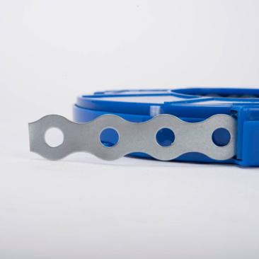 Platbanda - Bandă perforată 17×0.7 mm, găuri M6, rolă 10 m | Fixare conducte și cabluri