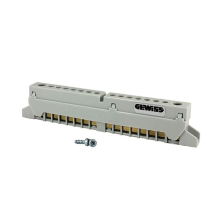 Bara tip pin - Bara bipolara pentru nul si impamantare 125A cu 8 conexiuni pe pol