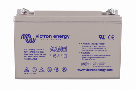 Acumulatori Victron - Baterie AGM Deep Cycle 12V 110Ah vedere frontala