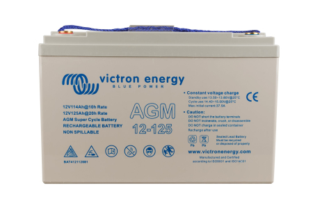 Acumulatori Victron - Baterie AGM Super Cycle 12V 125Ah M8