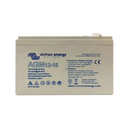 Acumulatori Victron - Baterie AGM Super Cycle 12V 15Ah cu terminale Faston