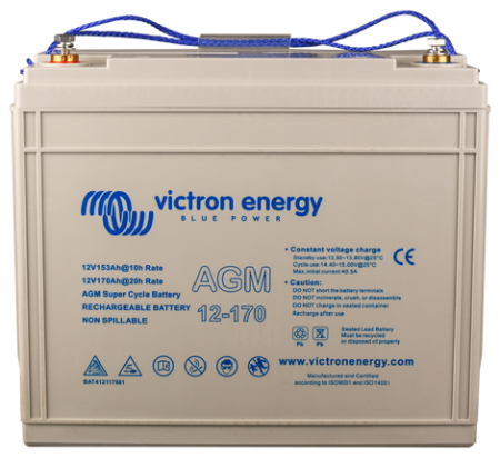 Acumulatori Victron - Baterie AGM Super Cycle 12V 170Ah cu borne M8