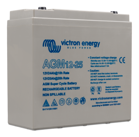 Acumulatori Victron - Baterie AGM Super Cycle 12V 25Ah cu borne M5