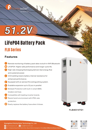 Baterie fotovoltaica Felicity FLB48314TG1 16kWh 51.2V LiFePO4 IP65, BMS integrat, fara incalzire [2]