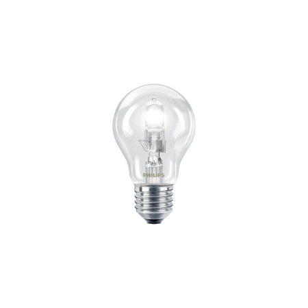 Surse de iluminat - Bec halogen clar forma A55 cu soclu E27 si putere 42 W