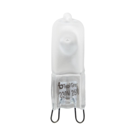 Surse de iluminat - Bec halogen mat cu dulie G9 de 25W pentru iluminat interior