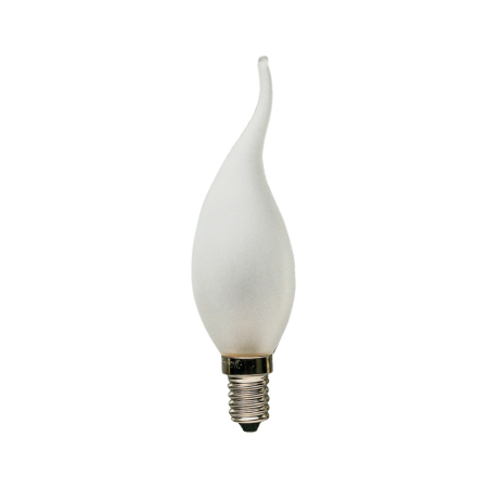Bec halogen lumanare flacara 28W cu soclu E14 [0]