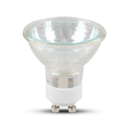 Spoturi LED - Bec halogen spot 28W cu soclu GU10 si lumina calda 2800K