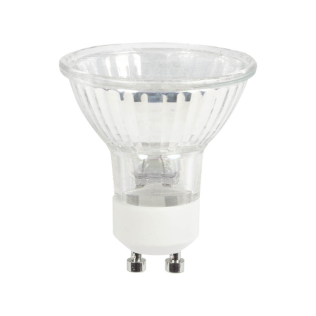Surse de iluminat - Bec halogen spot 50W cu soclu GU10 si lumina calda 2800K