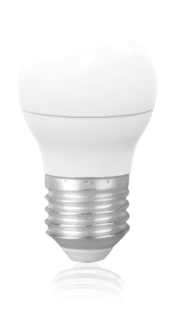 Bec LED - Bec LED A50 5W cu dulie E27 si lumina rece 6400K