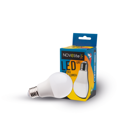 Bec LED - Bec LED A60 7W cu soclu E27 si lumina rece 6400K
