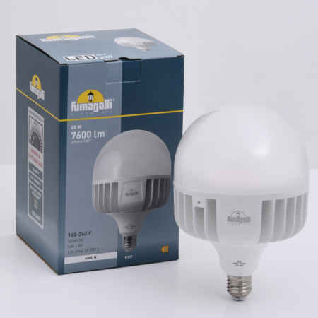 Bec LED - Bec LED de mare putere cu soclu E27 60W lumina calda 3000K