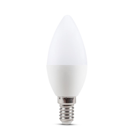 Bec LED - Bec LED lumanare C37 6W cu dulie E14 si lumina calda 3000K