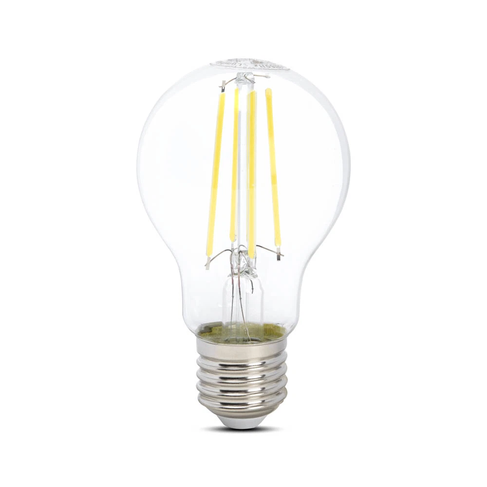 Surse de iluminat - Bec LED Filament Novelite A60 4W cu dulie E27 si lumina rece 6400K