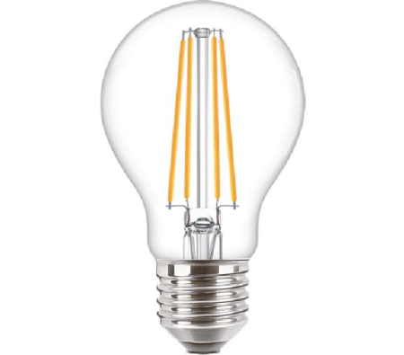Bec LED - Bec LED filament A60 cu sticla clara, soclu E27, 8.5W si lumina calda 2700K
