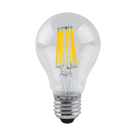 Bec LED - Bec LED filament A60 8W cu soclu E27 si lumina calda 2700K