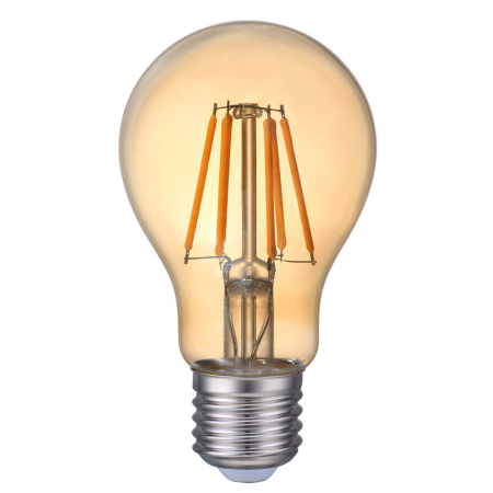 Bec LED - Bec LED filament A60 8W cu soclu E27 si lumina calda 2700K