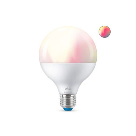 Bec LED inteligent glob G95 cu soclu E27 si iluminare RGB controlata prin WiFi [0]