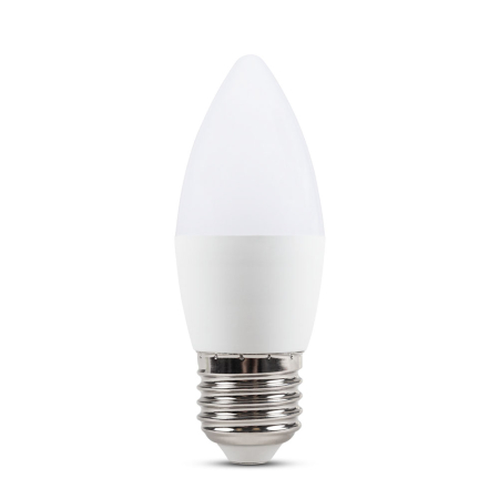Bec LED - Bec LED tip lumanare 5W cu dulie E27 si lumina calda 3000K