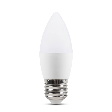 Bec LED - Bec LED lumanare 5W cu dulie E27 si lumina rece 6400K