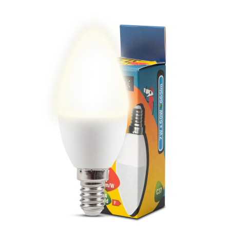 Bec LED tip lumanare 7W cu dulie E14 si lumina calda 3000K [0]