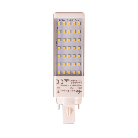 Bec LED - Bec LED PLC cu 2 pini 7W lumina neutra 4000K