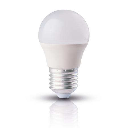 Bec LED sferic 5W cu dulie E27 si lumina calda 3000K [0]