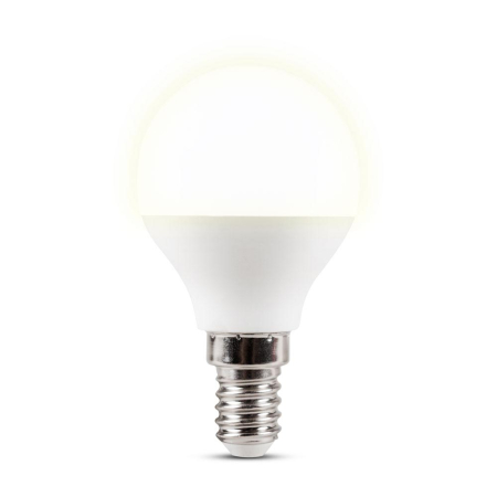 Bec LED - Bec LED sferic 5W cu dulie E14 si lumina calda 3000K