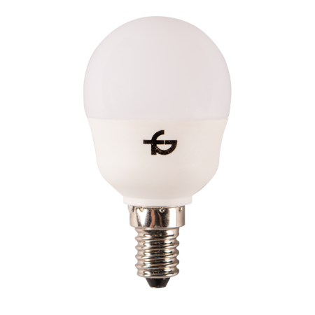 Bec LED - Bec LED sferic P45 5W cu soclu E14 lumina calda 2700K si RGB
