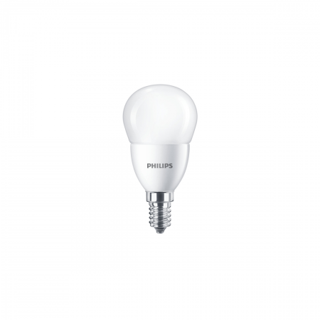 Bec LED sferic P48 mat cu soclu E14 si lumina rece 6500K [1]