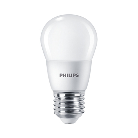 Bec LED - Bec LED sferic P48 mat cu dulie E27 7W lumina calda 2700K