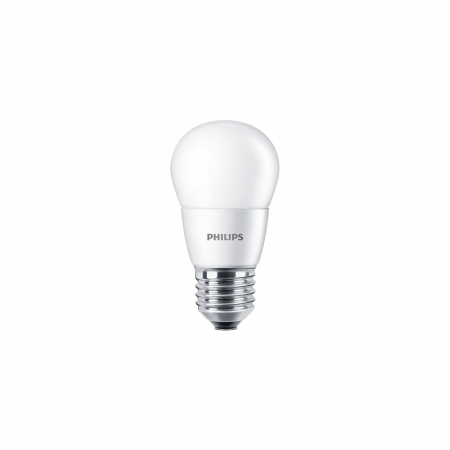 Bec LED - Bec LED sferic mat P48 cu dulie E27 si lumina calda 2700K