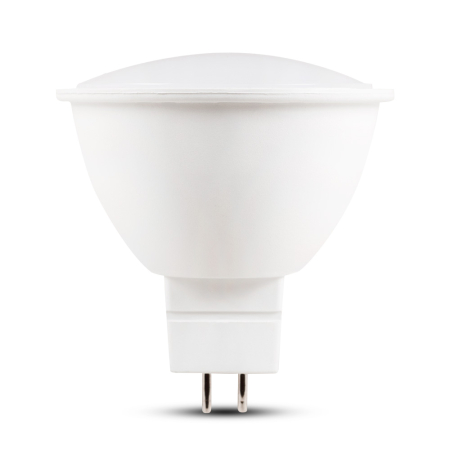 Bec LED spot MR16 cu soclu GU5.3, 5W, lumina calda 3000K [0]