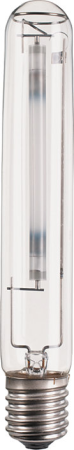 Bec tubular transparent cu vapori de sodiu de inalta presiune 100W cu soclu E40 [0]
