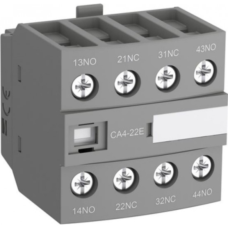 Contactor industrial - Bloc contact auxiliar frontal cu 2 contacte NO si 2 contacte NC