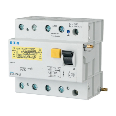Protectie - Bloc diferential auxiliar 125 A 300 mA 4 poli tip AC pentru aparate automate AZ