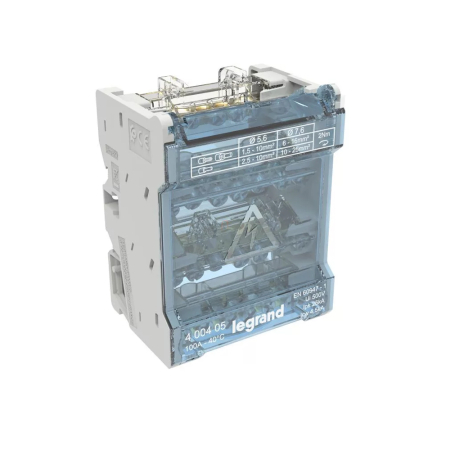 Protectie - Bloc de distributie modular 4 poli 100A pentru sina DIN cu 4 module
