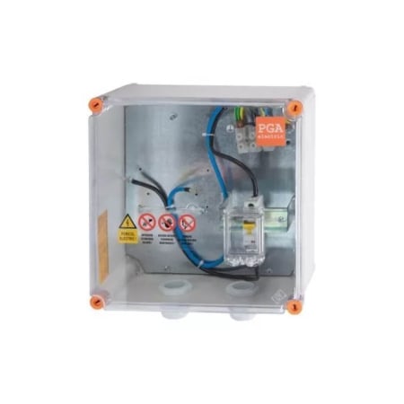 Protectie - Bloc de masura si protectie trifazat din policarbonat cu capac transparent 32 A