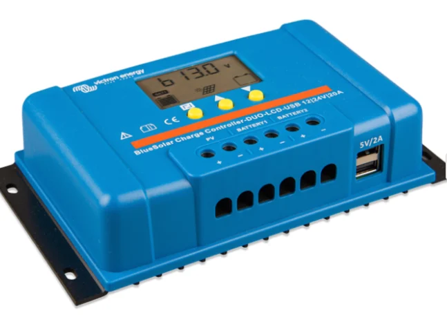 MPPT - BlueSolar PWM DUO LCD USB 12 24V 20A