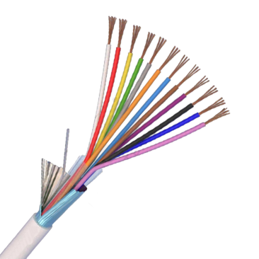 Cabluri - Cablu Alarmă 12x0.22 mm² – Cupru Multifilar, PVC/PVC, Sisteme Securitate, Colac 100m