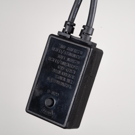 Surse de iluminat - Cablu alimentare negru de 1 m pentru instalatie luminoasa extensibila cu conector M4