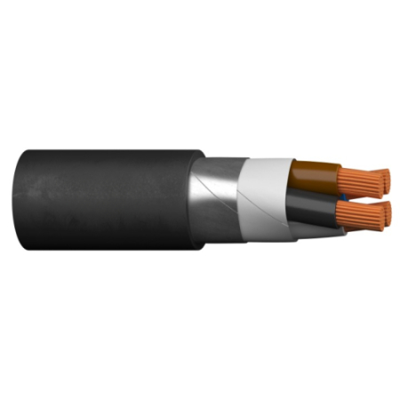Cabluri cupru armat - Cablu de energie armat cupru CYABY-F cu 5 conductoare de 50 mm2 pentru instalatii de joasa tensiune