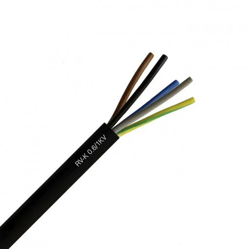 Cabluri - Cablu flexibil de energie cupru RV-K 5x1.5 mm2 livrat pe tambur