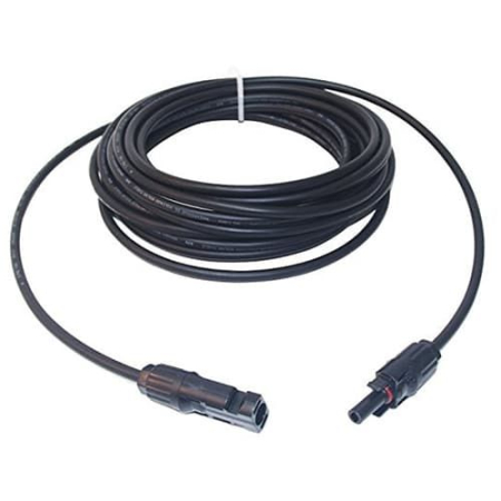 Invertoare - Cablu solar 20 m 6 mm2 cu conectori MC4 tata si mama