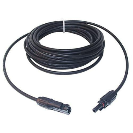 Invertoare - Cablu solar 3 m 4 mm2 cu conectori MC4 tata si mama