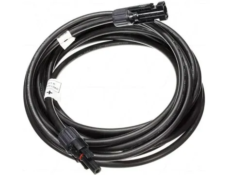 Cablu solar 5 m 4 mm2 cu conectori MC4 tata mama [0]